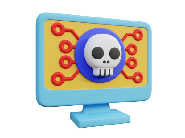 Système piraté  3D Icon