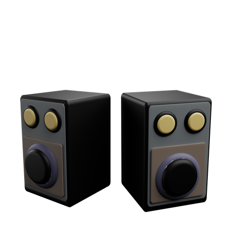 Systeme audio  3D Icon