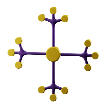 Systemknoten  3D Icon