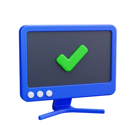 Systemüberprüfung  3D Icon