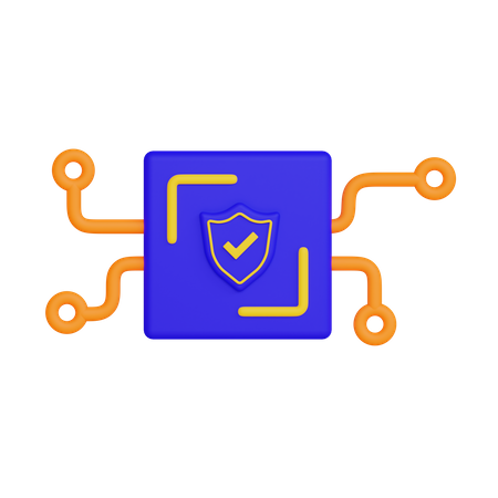 Systemsicherheit  3D Illustration