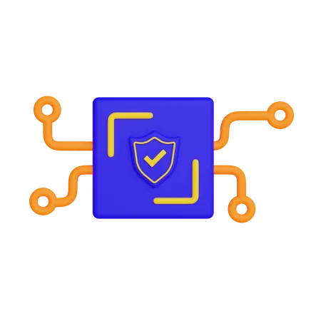 Systemsicherheit  3D Illustration