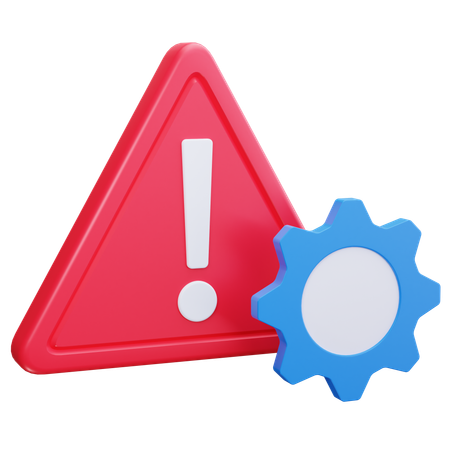 Systemwarnung  3D Icon