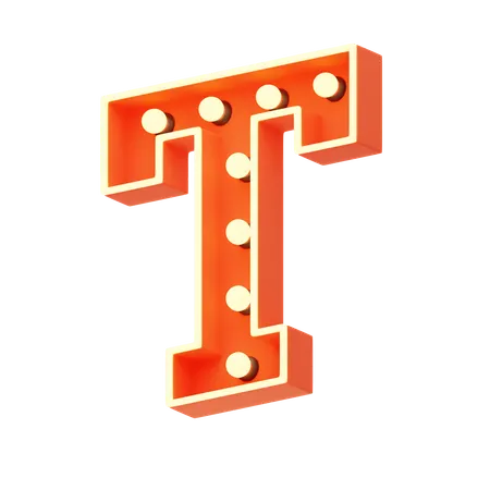 T  3D Icon
