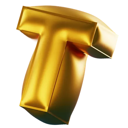 T  3D Icon