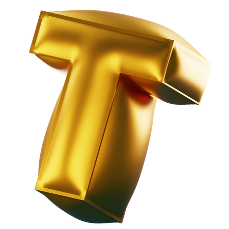 T  3D Icon