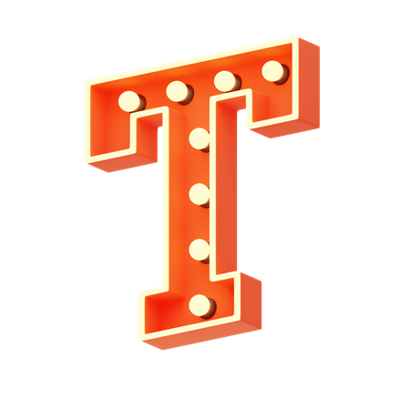 T  3D Icon