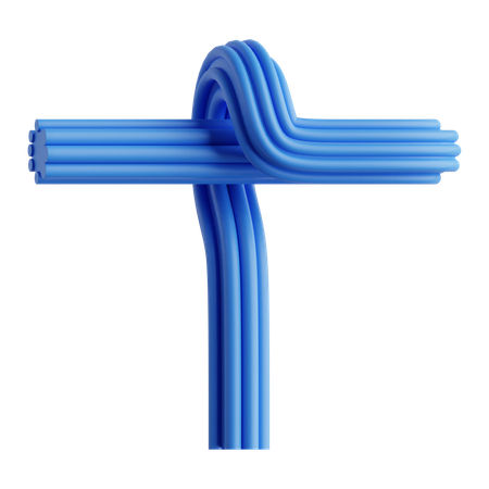 T  3D Icon