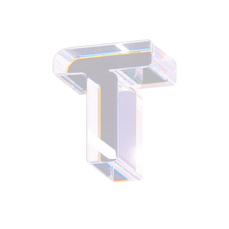 T  3D Icon