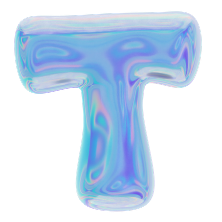 T Abstract Shape  3D Icon
