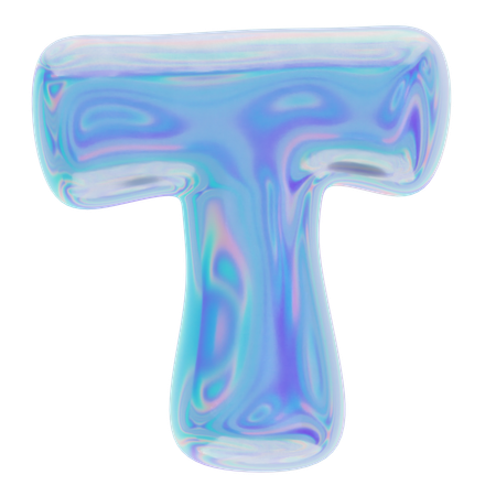 T Abstract Shape  3D Icon