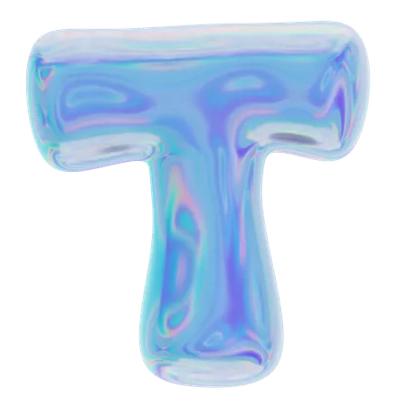 T Abstract Shape  3D Icon