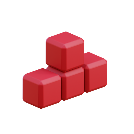 T-förmiger Tetris Block8  3D Icon