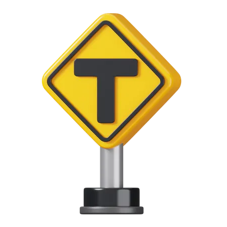 T Junction  3D Icon