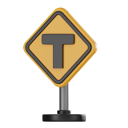 T Junction  3D Icon