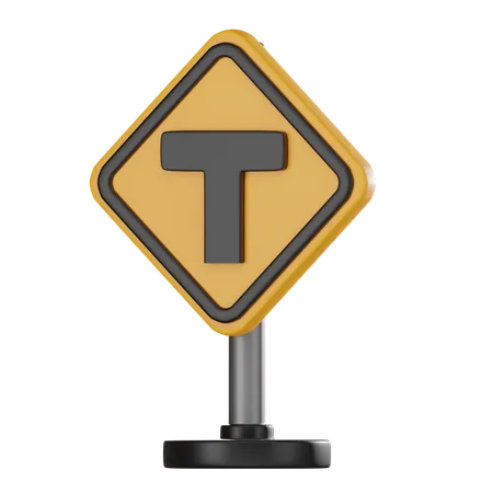 T Junction  3D Icon