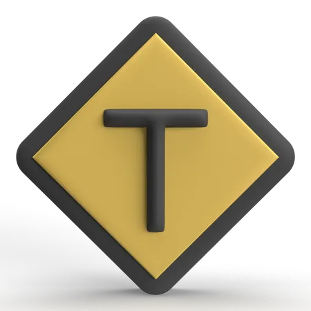 T Junction  3D Icon