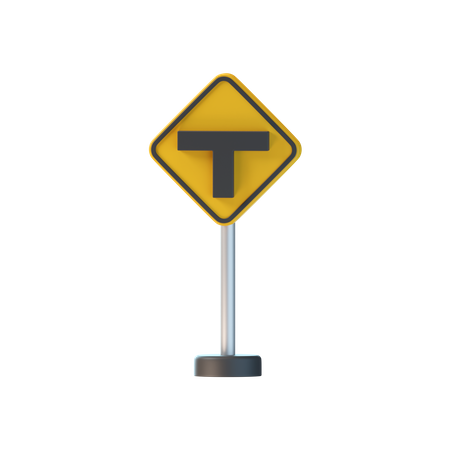 T Junction  3D Icon