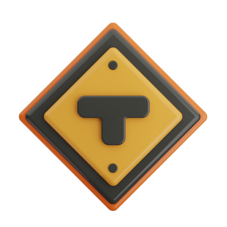 T Junction  3D Icon