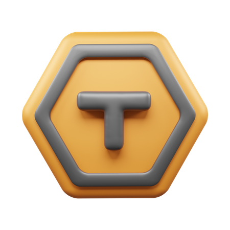 T Junction  3D Icon