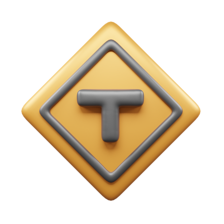 T-Kreuzung  3D Icon