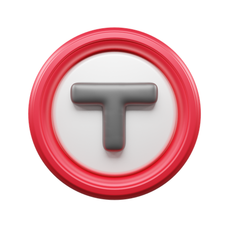 T-Kreuzung  3D Icon