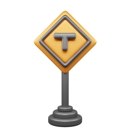 T-Kreuzung  3D Icon