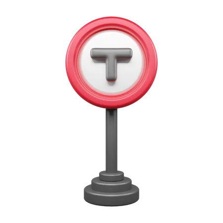 T-Kreuzung  3D Icon