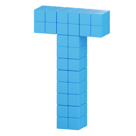 T Latter  3D Icon