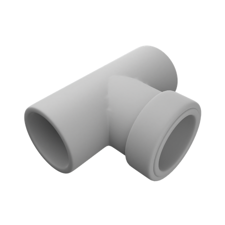 T Pipe  3D Icon