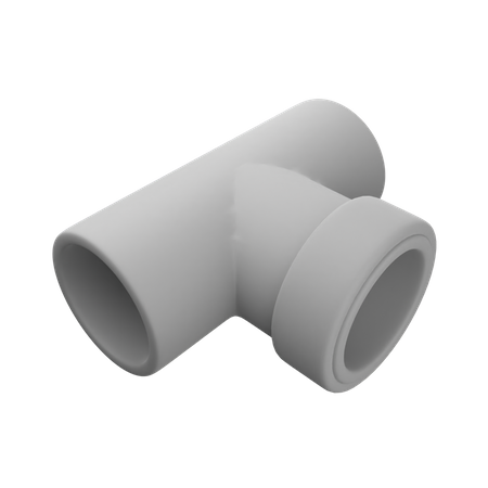 T Pipe  3D Icon