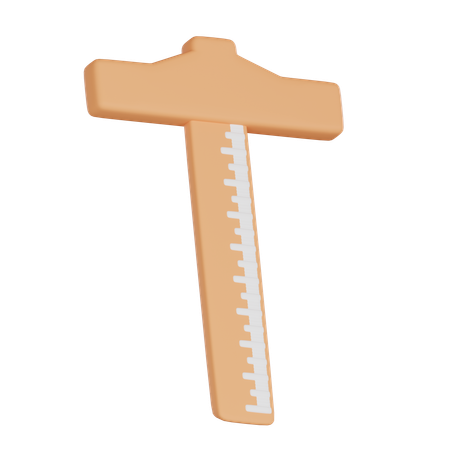 T Scale  3D Icon