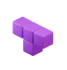 T-Shape Tetris Block