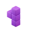 T-Shape Tetris Block