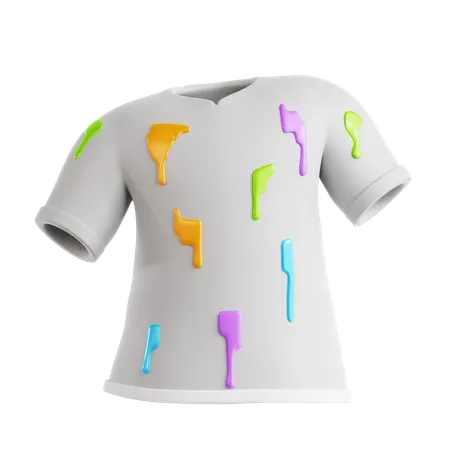 T-shirt coloré  3D Icon