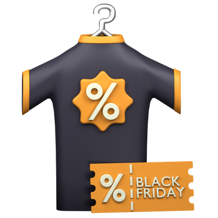 T Shirt Discount  3D Icon