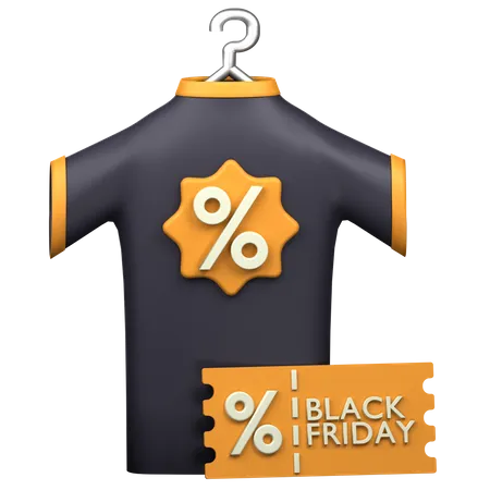 T Shirt Discount  3D Icon