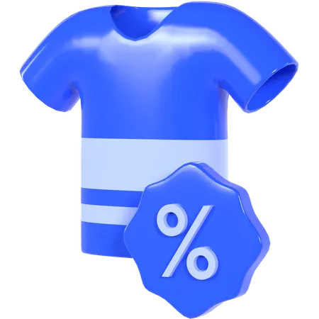 T Shirt Discount  3D Illustration