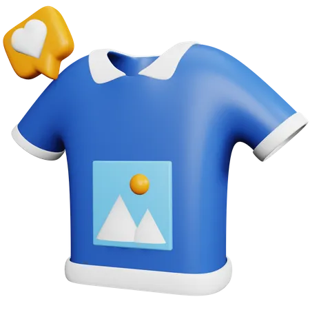 T-Shirt Druck  3D Icon