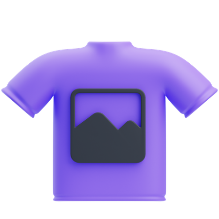 T-shirt imprimé  3D Icon