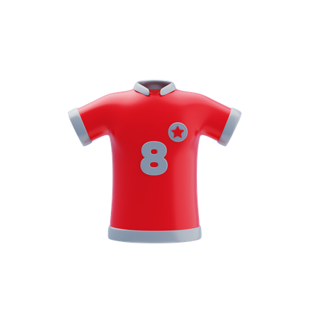 T-shirt joueur  3D Icon