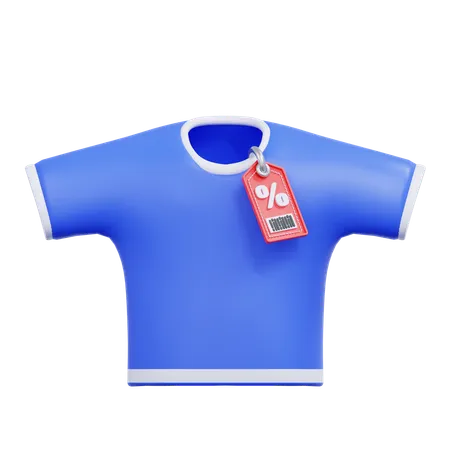 T-shirt rabatt  3D Icon