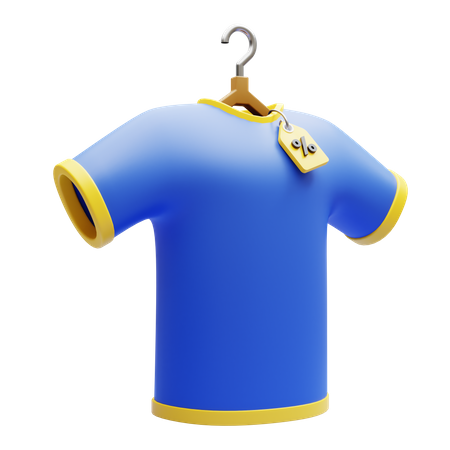 T-shirt rabatt  3D Icon