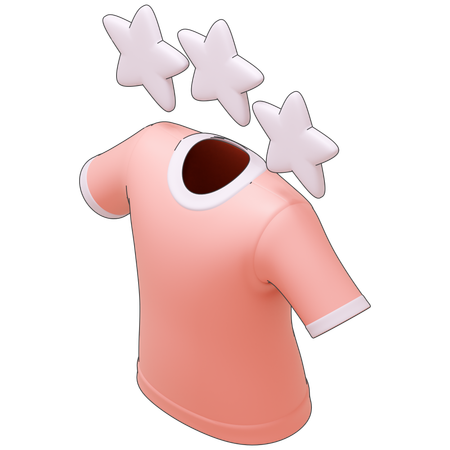T Shirt Rating  3D Icon