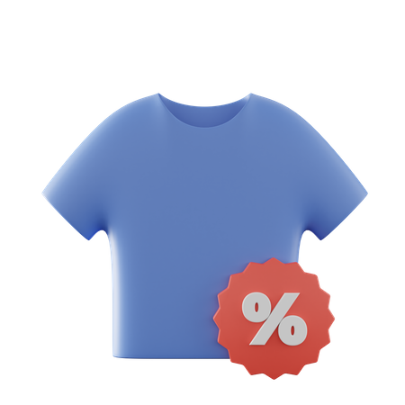 T-shirt remise  3D Icon