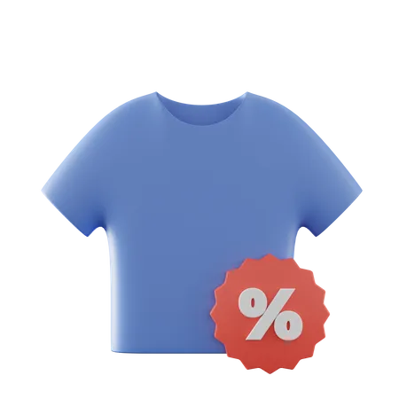 T-shirt remise  3D Icon