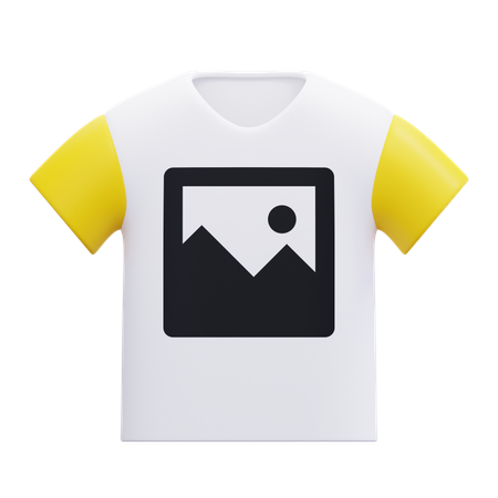 T Shirt Screen Printing  3D Icon