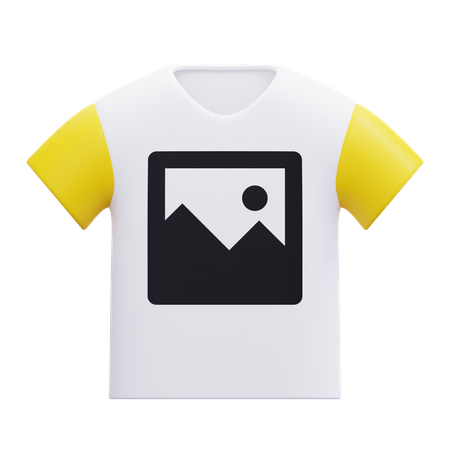 Sérigraphie sur t-shirt  3D Icon