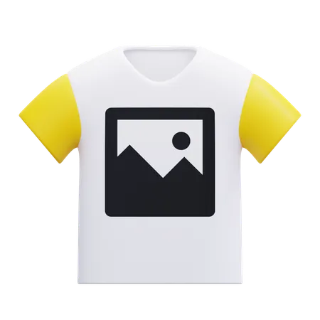 Sérigraphie sur t-shirt  3D Icon