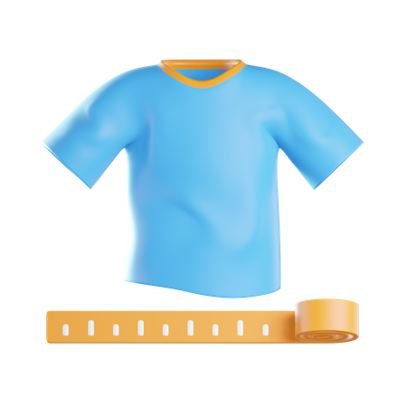 T-shirt size  3D Icon